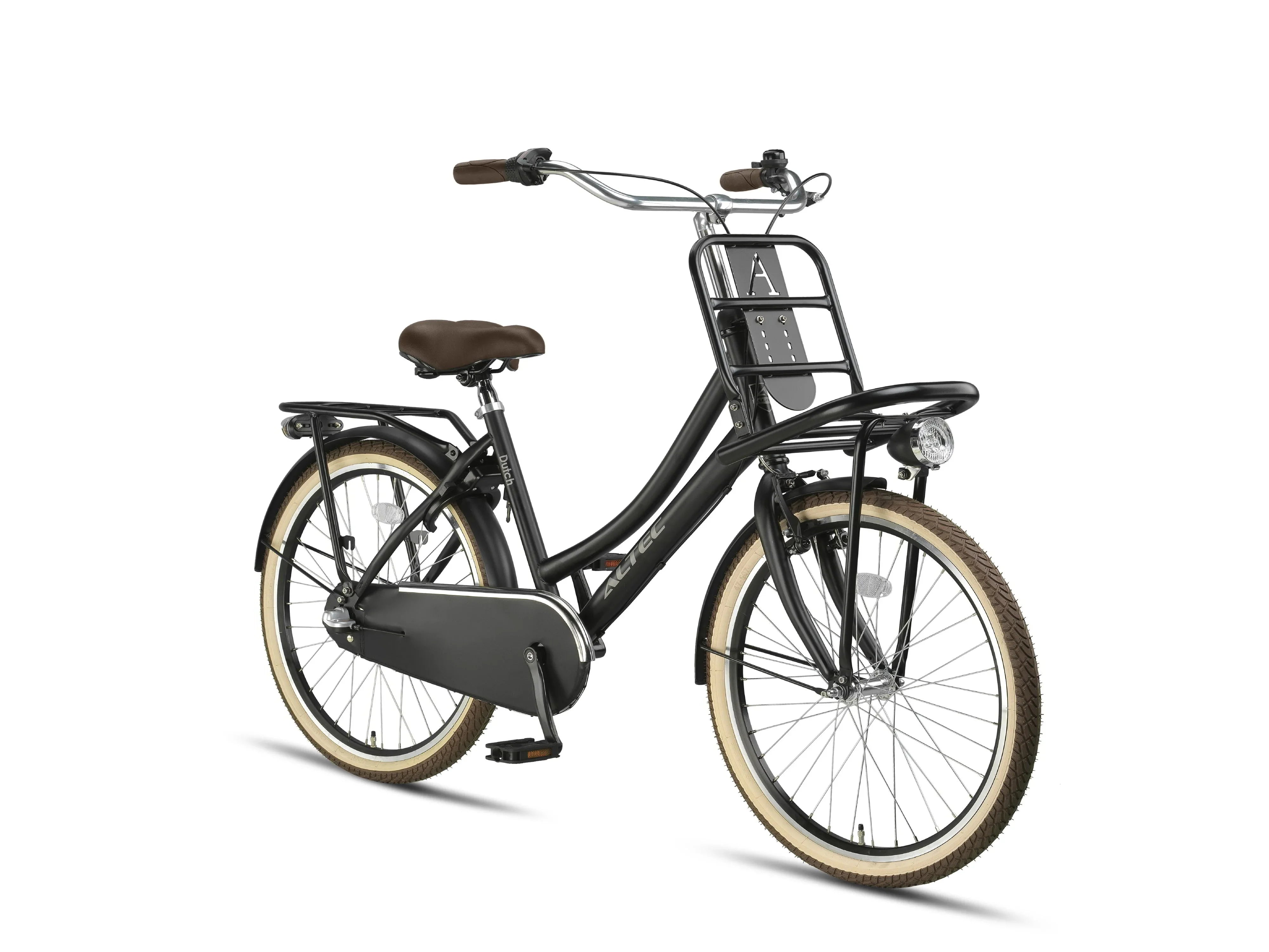 24 Zoll Altec Dutch 3 Gang Shimano Nexus Hollandrad schwarz mit Frontt –
