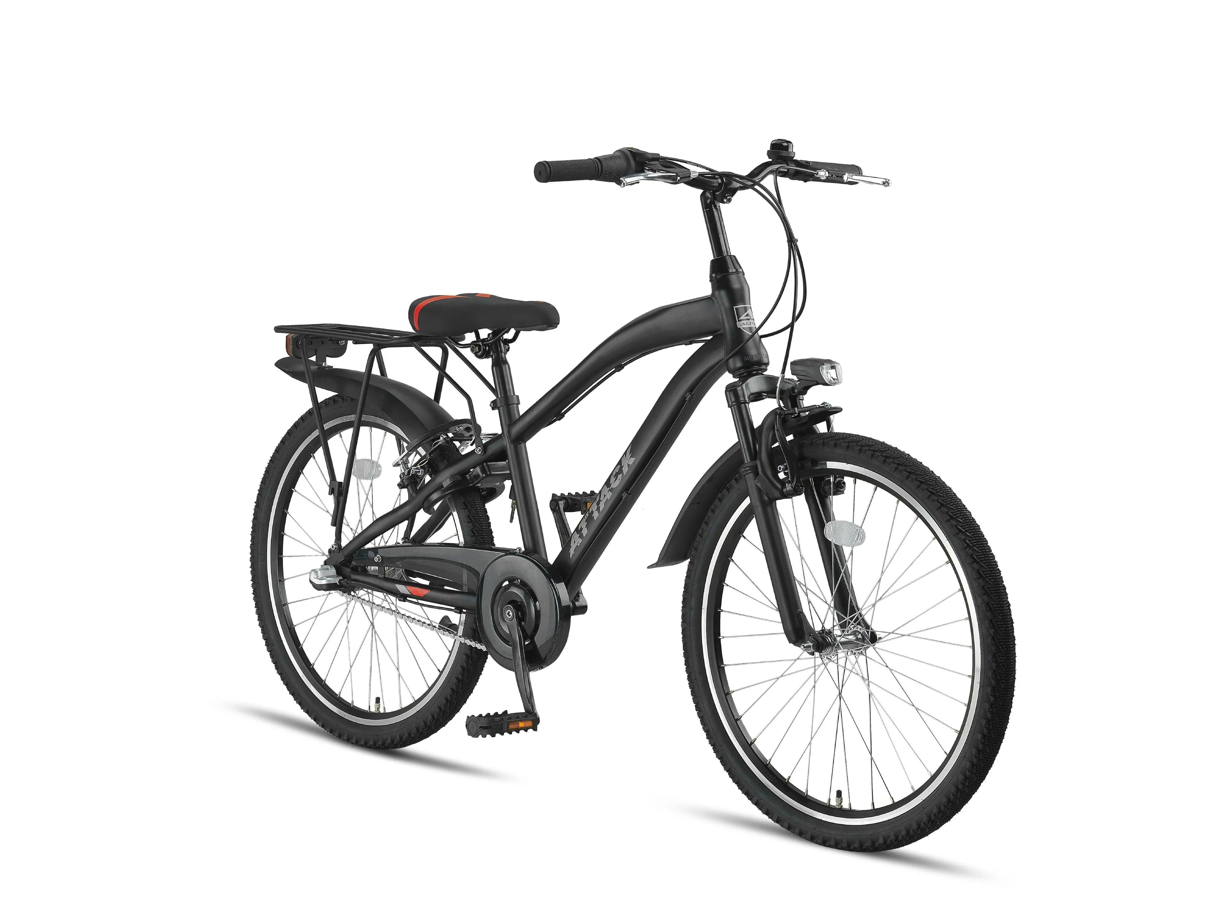 fahrrad mit rücktrittbremse und nabenschaltung 24 zoll 24 Zoll Kinderfahrrad, Altec Attack mit Gepäckträger, 3 Gang Nabenscha – fahrrad-Ass.de