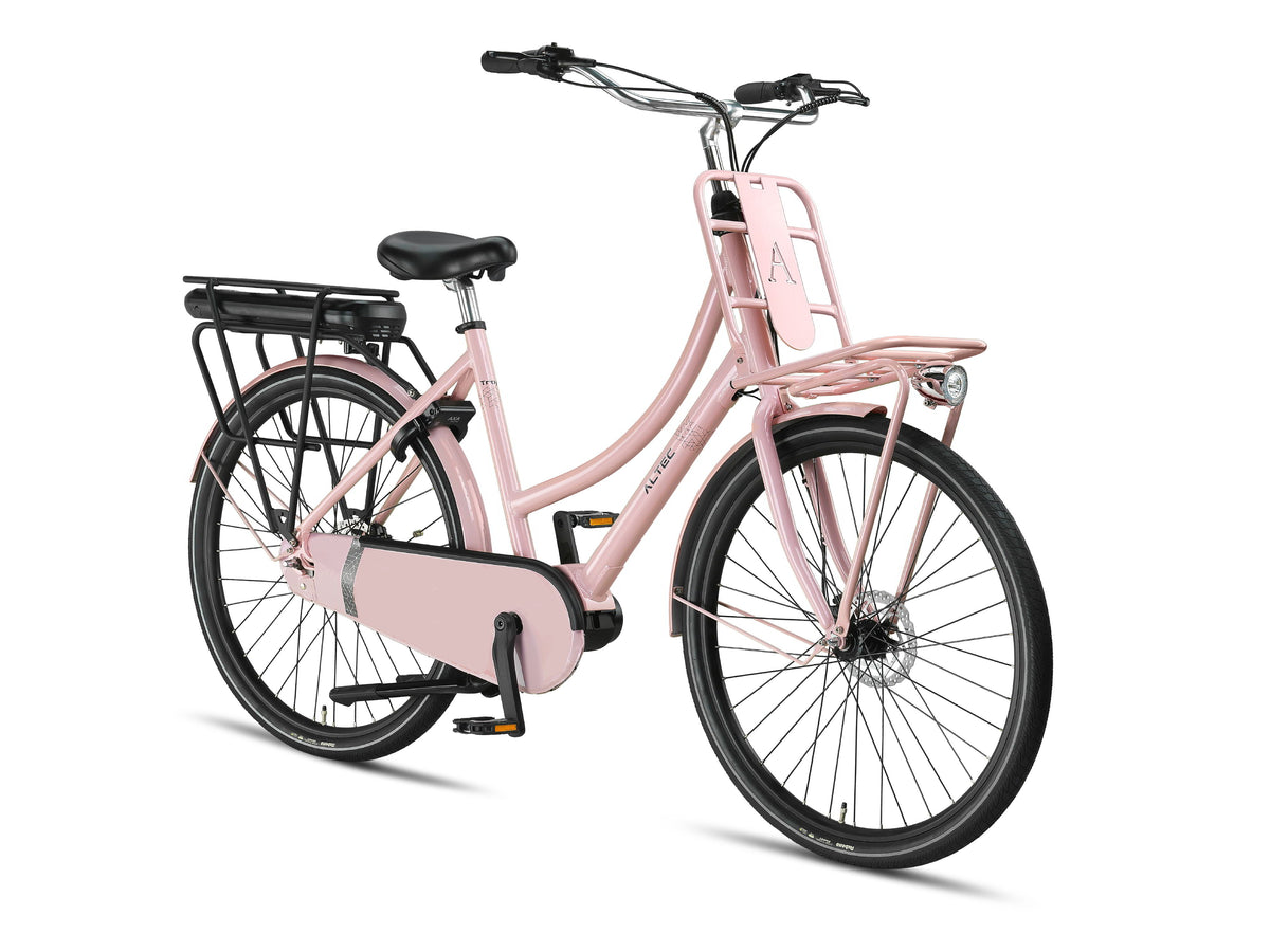aida fahrrad rose 80 Nm Mittelmotor Hollandrad Altec Troja rosa 7 Gang Pedelec 468 Wh hy – Farbe:pro blue matt toptrek Fahrradpedale mit StVZO __color_en:Cognac