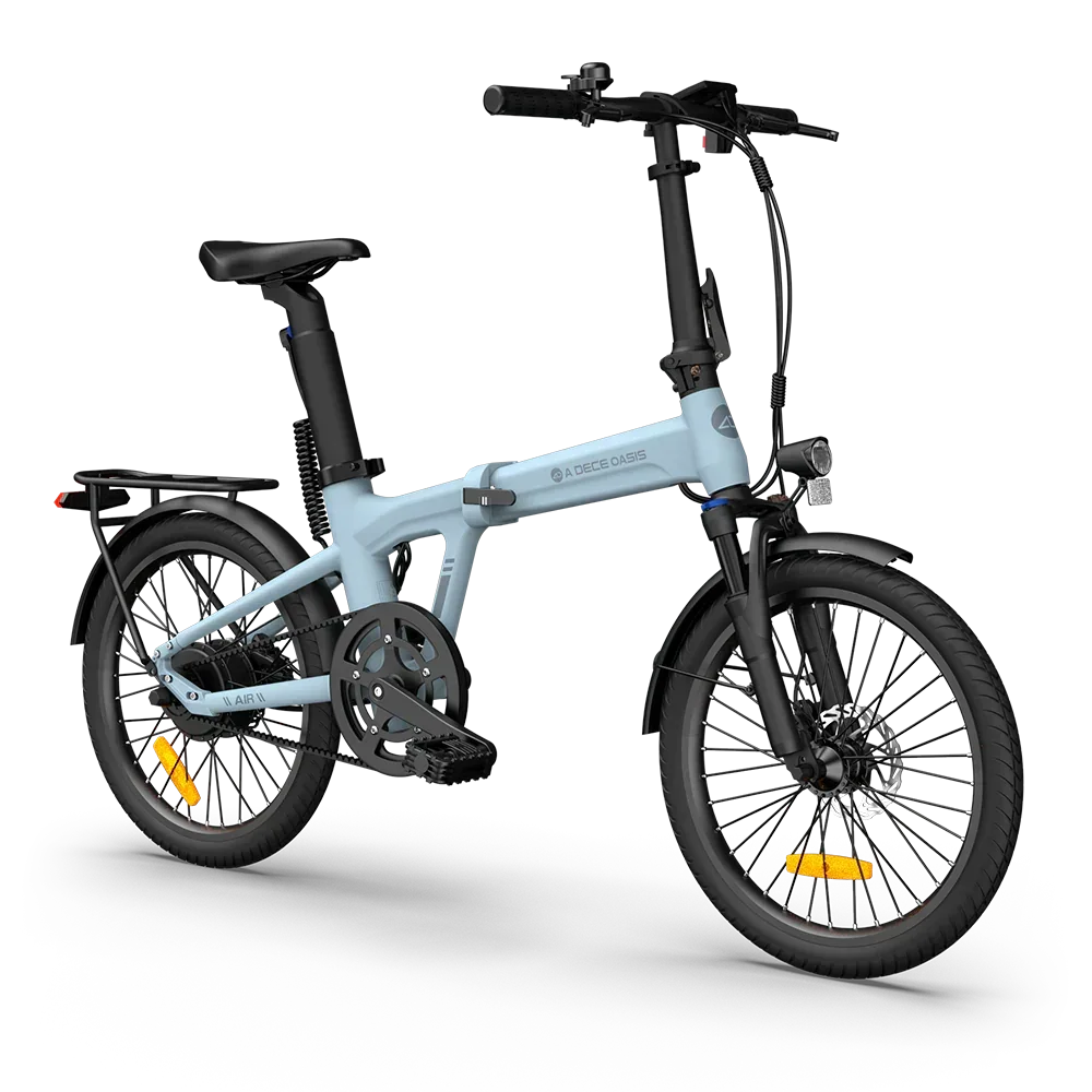 klappräder pedelec 20" Elektro Alu. Klapprad Faltrad ADO Air PRO 20 blau Riemenantrieb hy – fahrrad-Ass.de