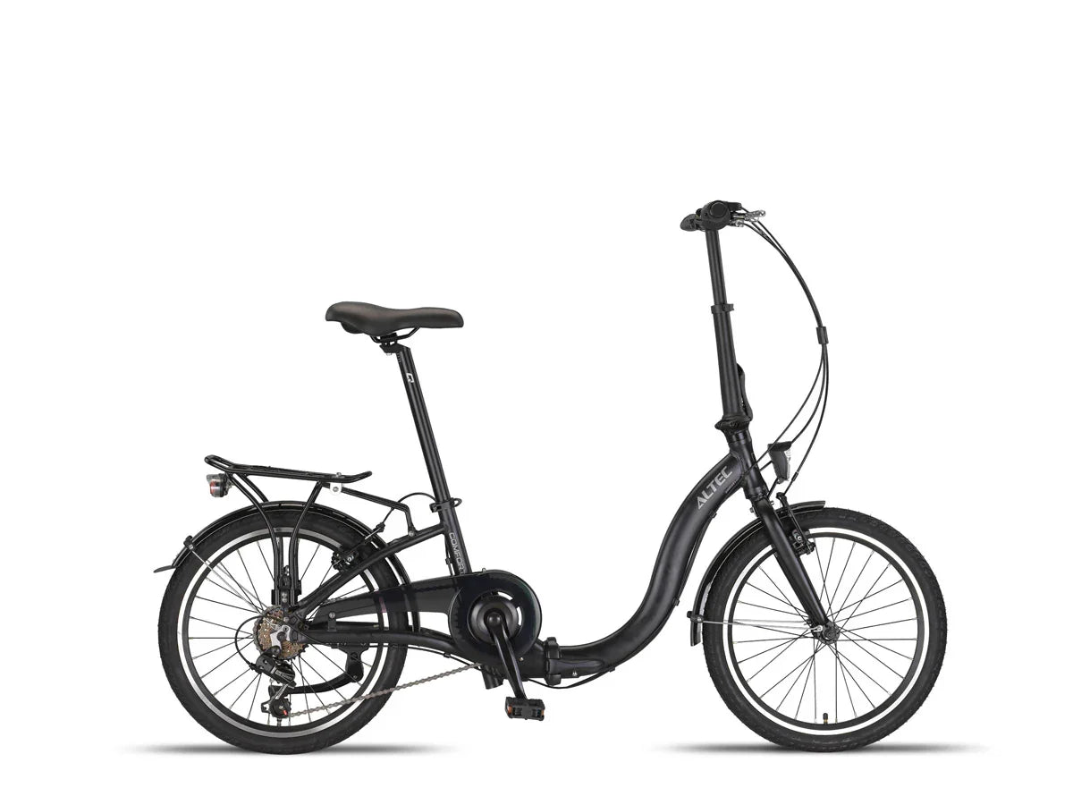 klapprad 20 zoll aluminium 20 Zoll Altec Comfort schwarz matt 6 Gang Faltrad Klapprad – fahrrad-Ass.de