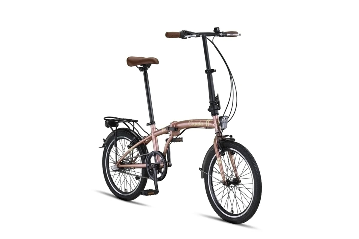 alu-rex - klapprad 20 zoll 3-gang nabenschaltung mit rücktrittbremse 20 Zoll Altec Cunda lavendel gold 3 Gang Shimano Nexus Nabendynamo Fal – fahrrad-Ass.de