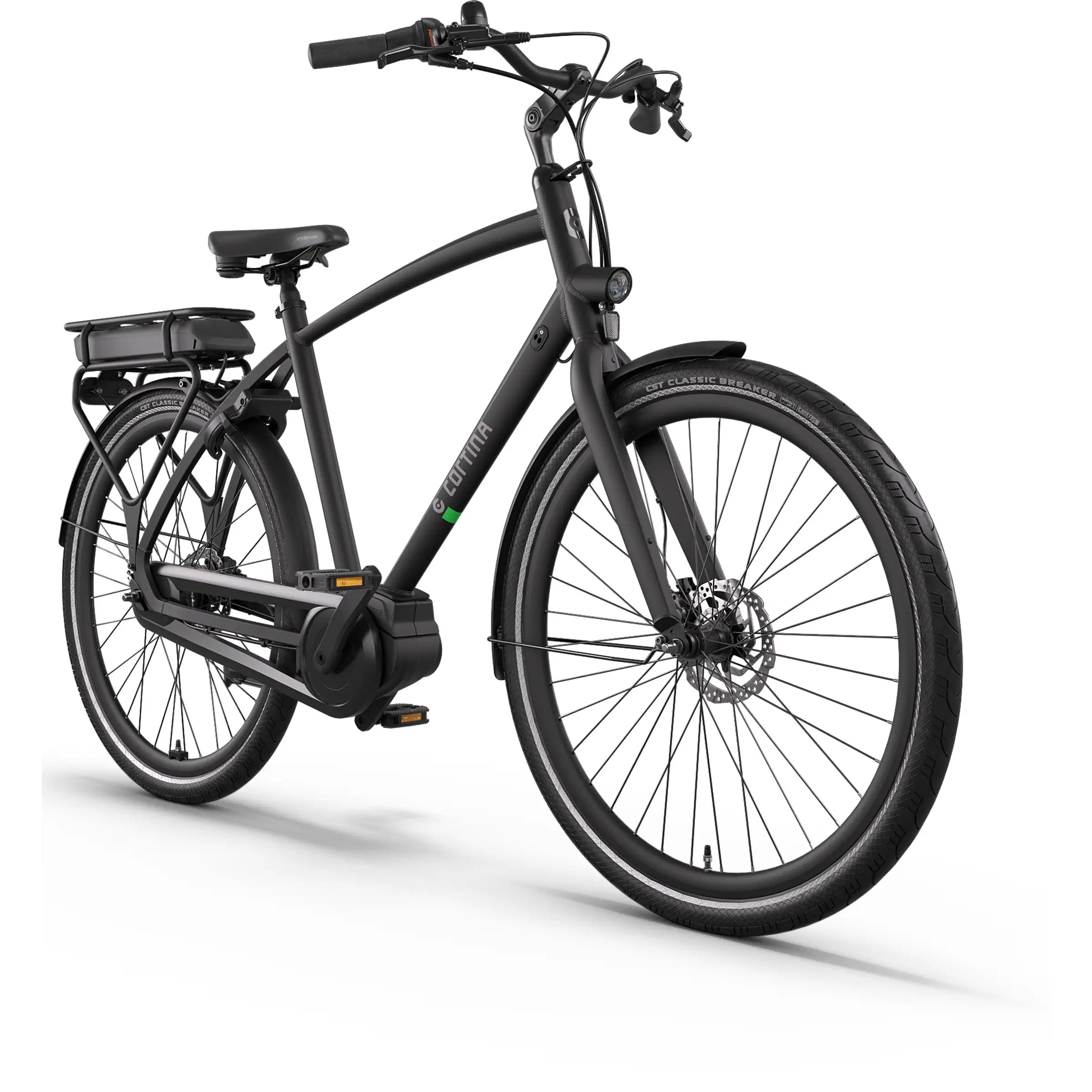 elektrofahrrad elektro Cortina E-Tide Mittelmotor 7 Gang Elektro Pedelec Herren Jet Black Mat – fahrrad-Ass.de