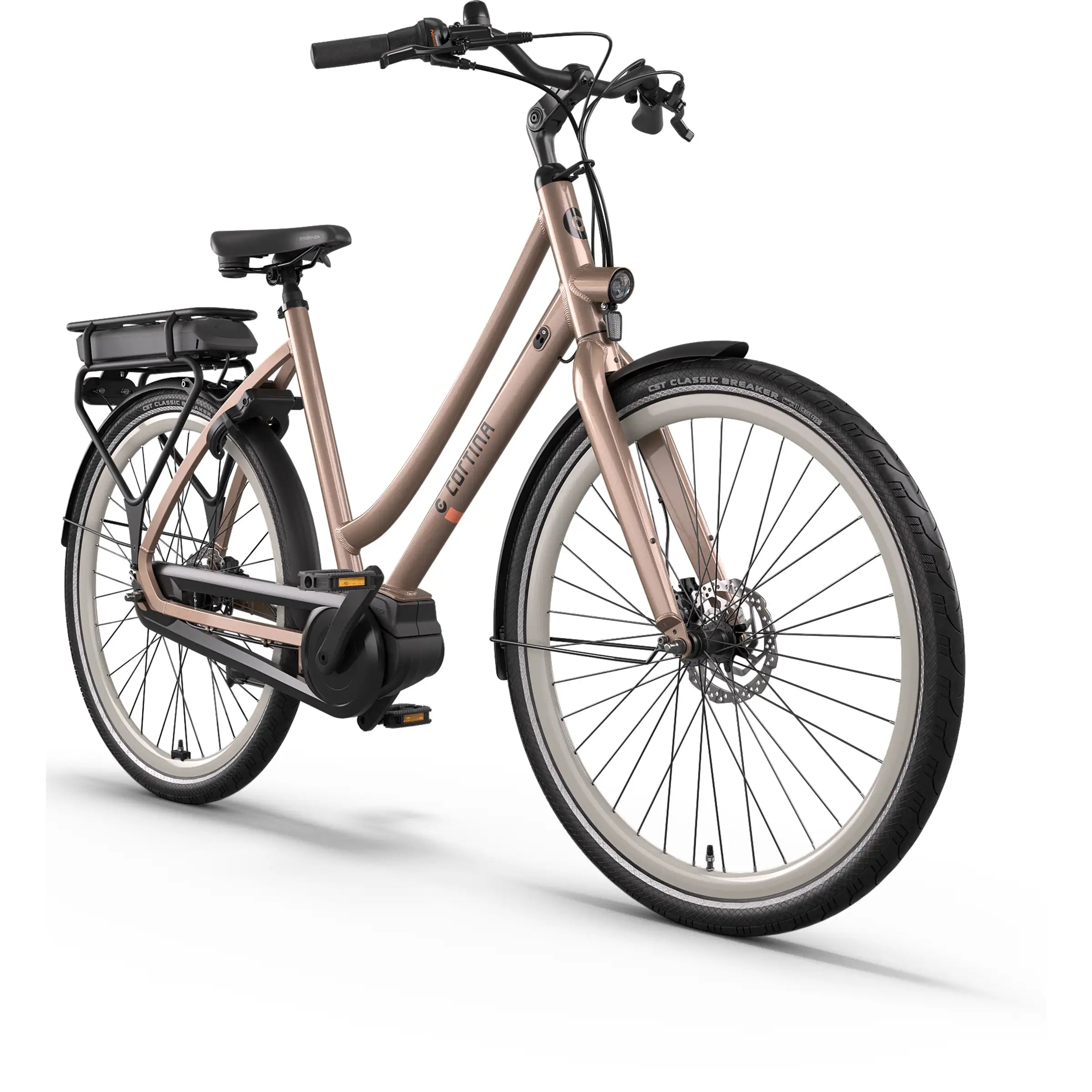 Cortina E-Tide Mittelmotor 7 Gang Elektro Pedelec Dovi Sand hydr. disc –