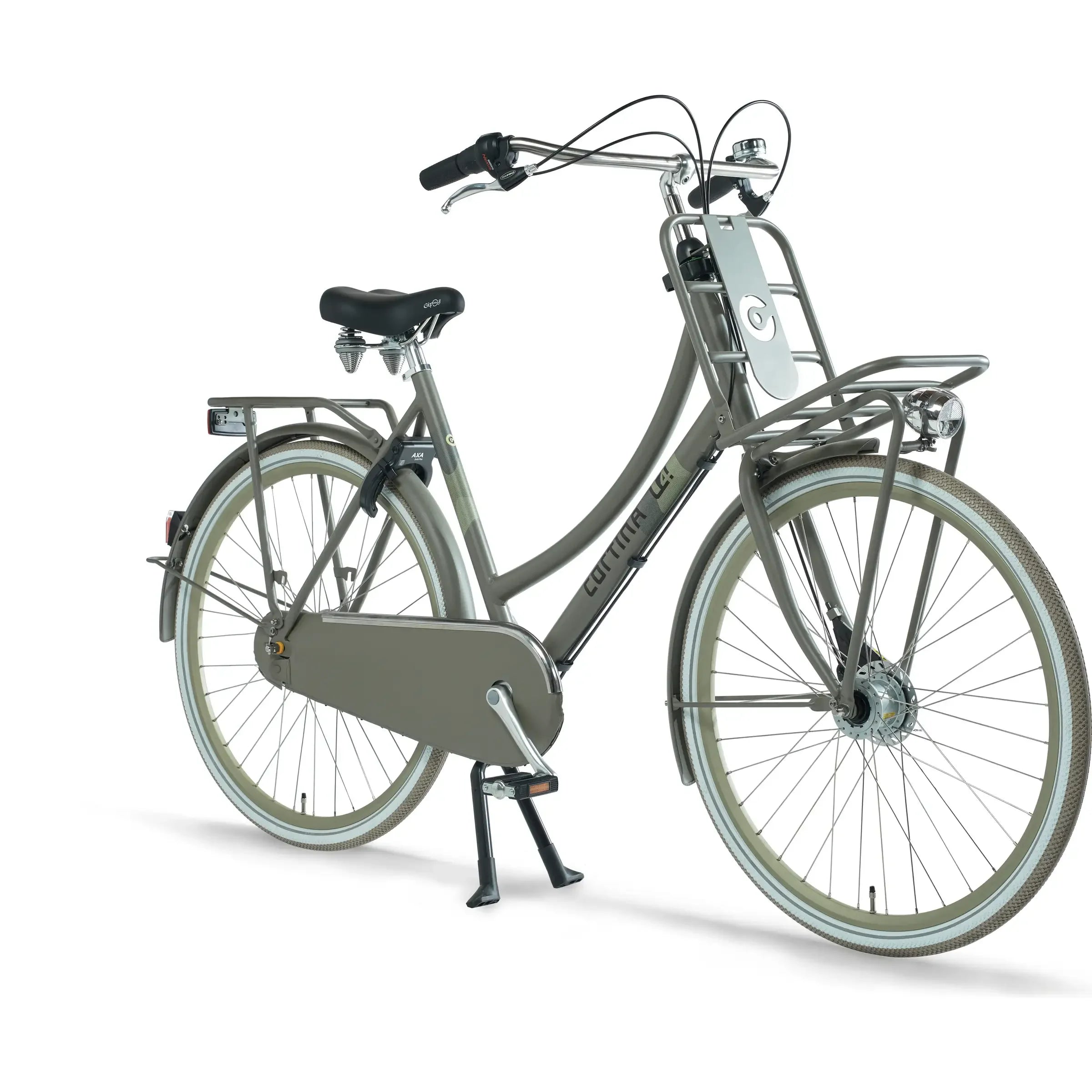 cortina e-u4 transport damenrad Cortina U4 Transport 7 Gang Shimano Nexus, Thyme Grey Matt