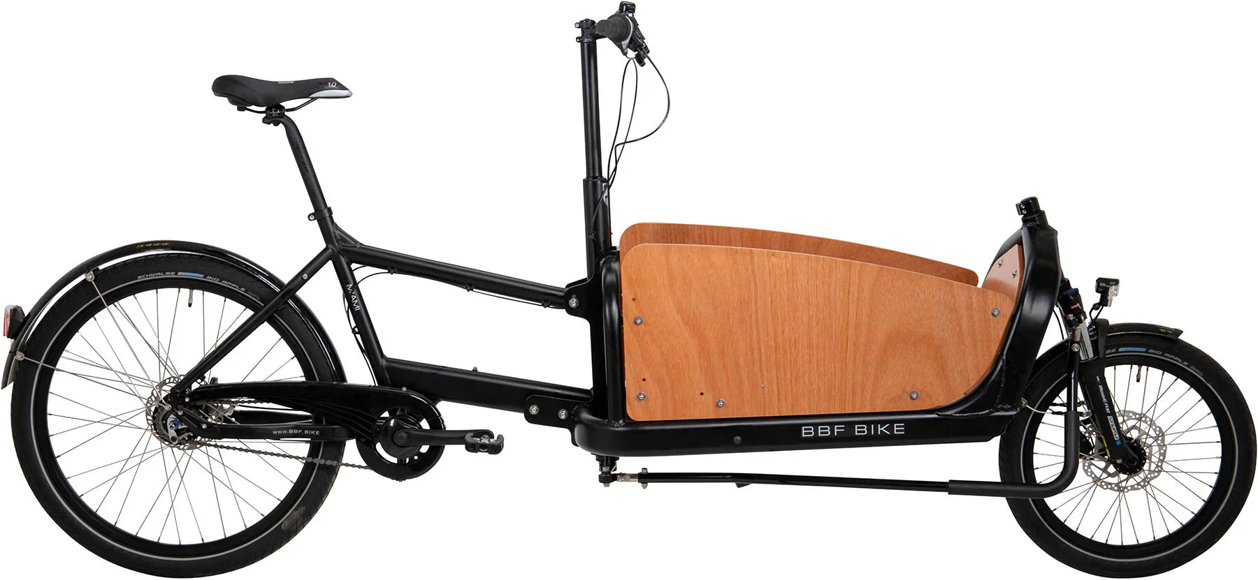 BBF Cargorider 2.1 Comfort schwarz matt 2-Rad Lastenrad 8 Gang Shimano –