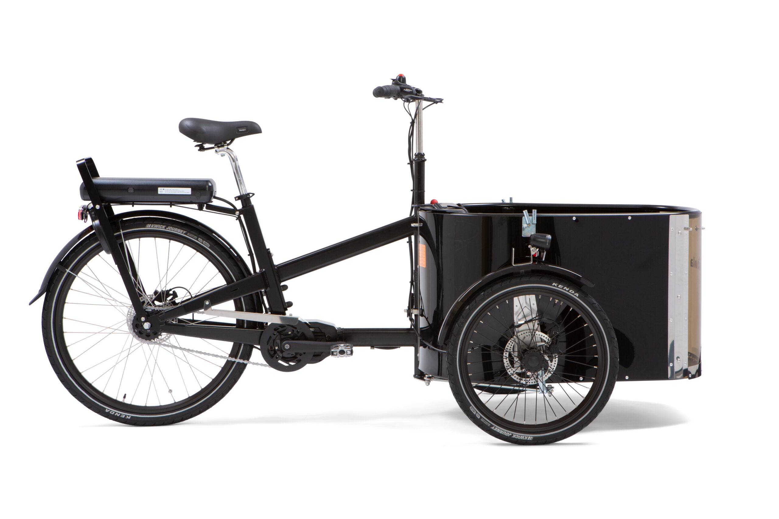 Nihola 750 WH MITTELMOTOR Elektro Family Gen2 Kinder-Transportrad hand –