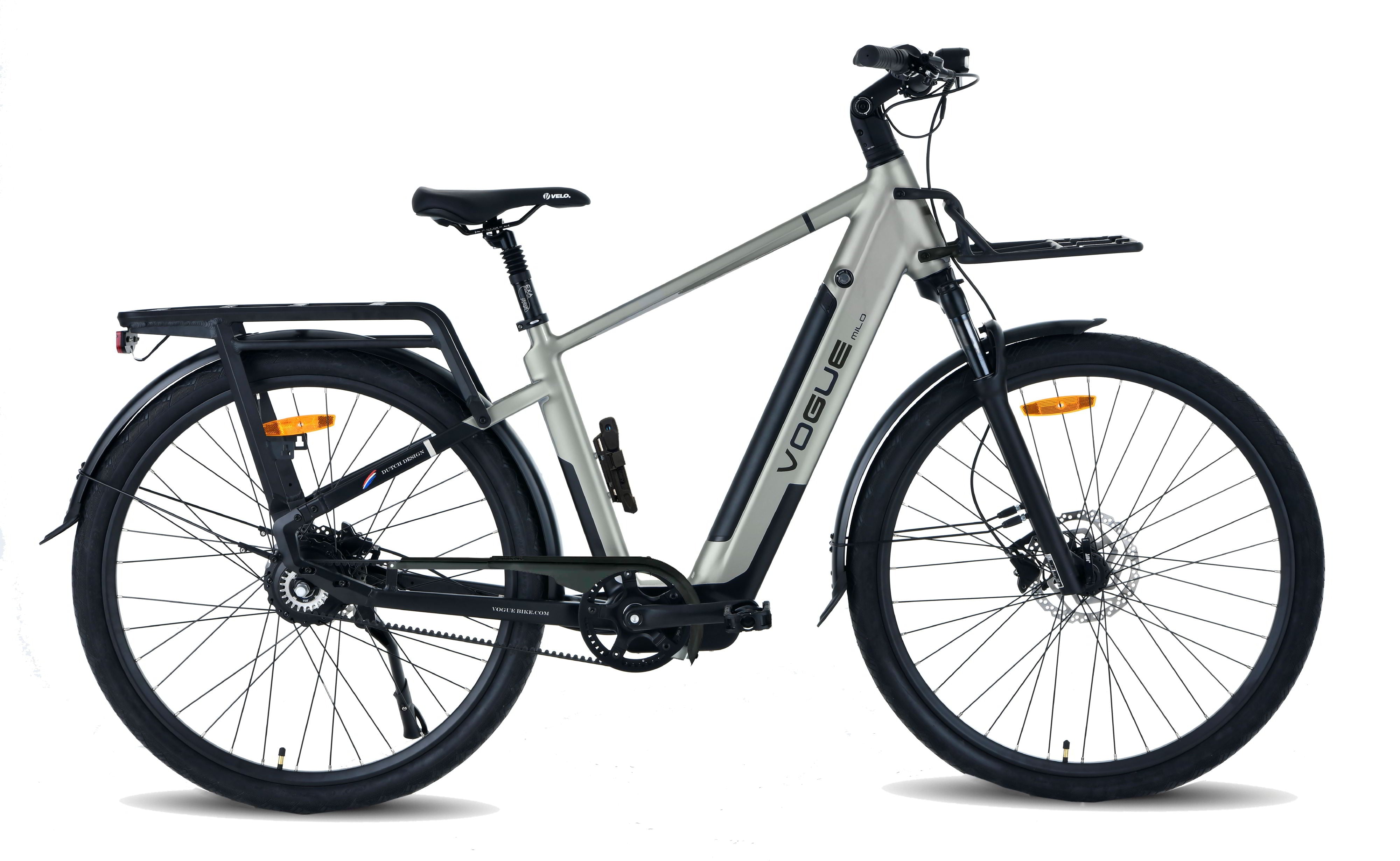 Gates Riemenantrieb Vogue Milo Herren Titanium-Grey 468WH 50Nm Motor E –