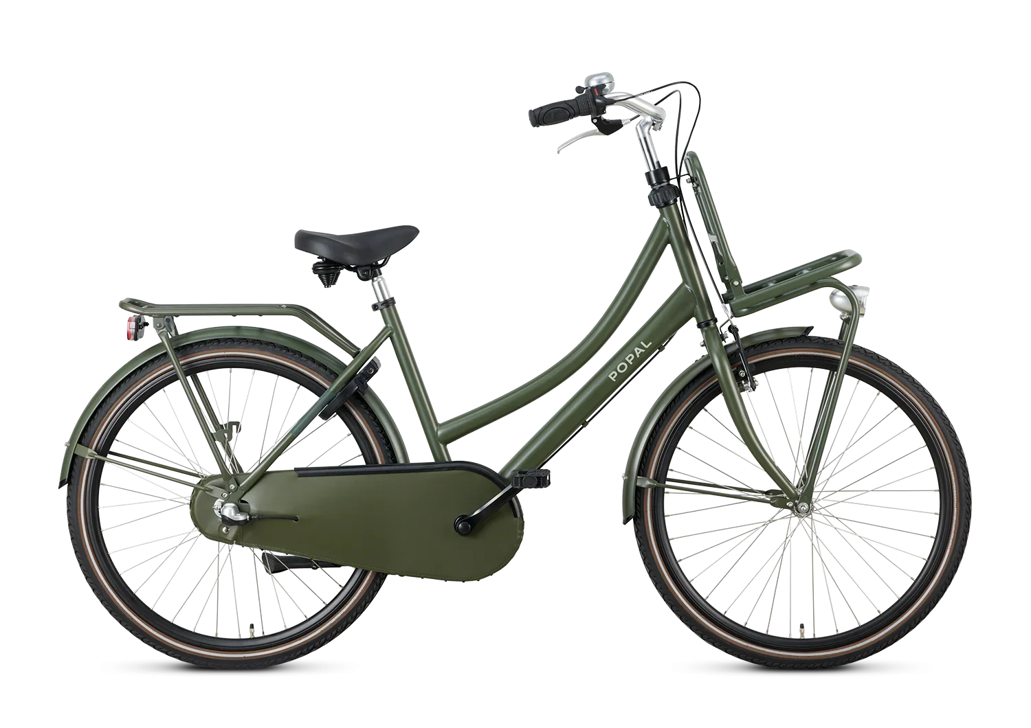 greens hollandrad 26 zoll 26 Zoll 3 Gang Hollandrad Daily Dutch Plus Army Green mit Frontträger – fahrrad-Ass.de