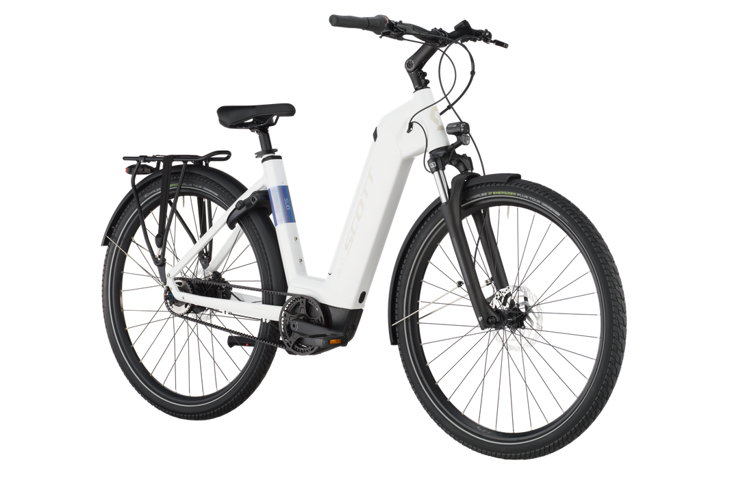 damenfahrrad weiß Vorjahres-Angebot Scott E-Sub 40 Belt Wave (2025) Unisex 625 Wh Bosch – fahrrad-Ass.de