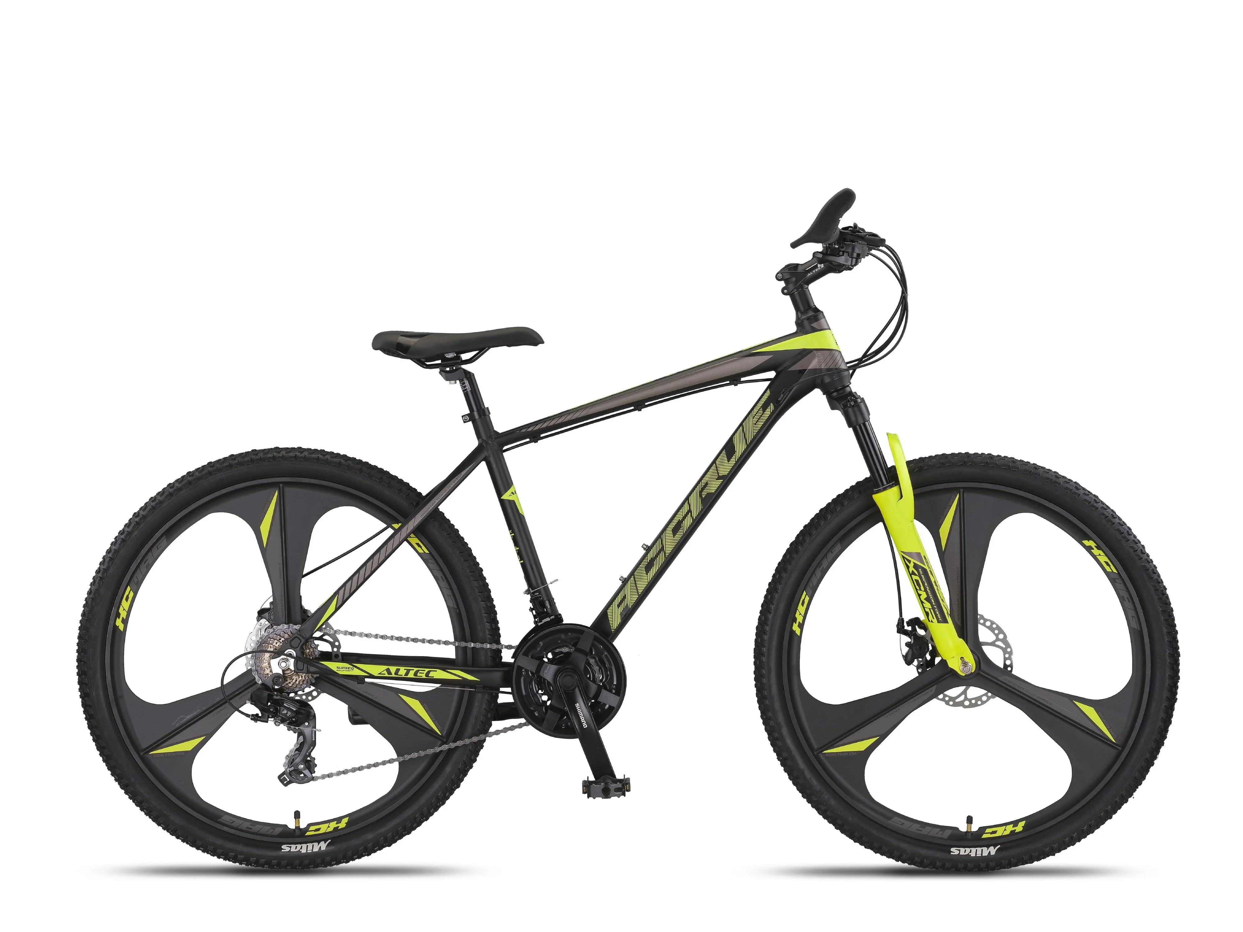 27,5 Zoll Alu. Mountainbike, Altec Accrue, 21 Gang Shimano, MTB Black –