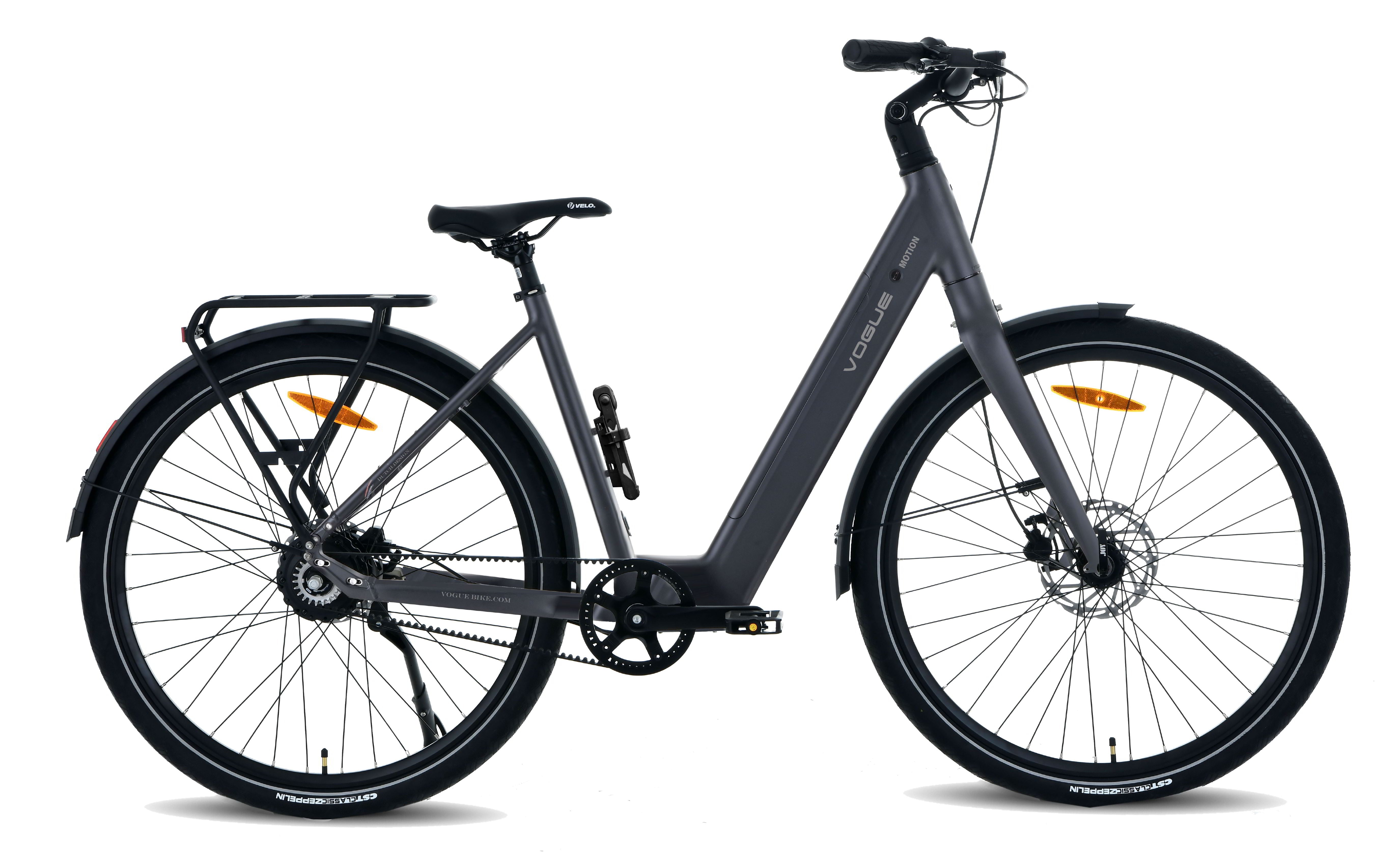 Gates Riemenantrieb Vogue Motion Matt-Black 360WH 50Nm Motor E-Bike Automatik Schaltung hydr. disc