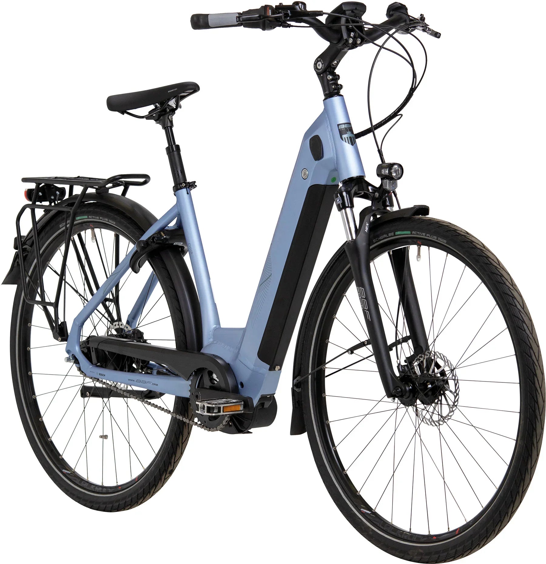 Angebot- BBF Chur hellblau 8Gang Bosch Mittelmotor Pedelec 500Wh Intub –