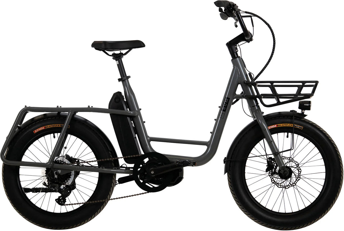 SUM E-Cargo UCO Mittelmotor grau matt kleines Aluminim 2-Rad E-Transpo –