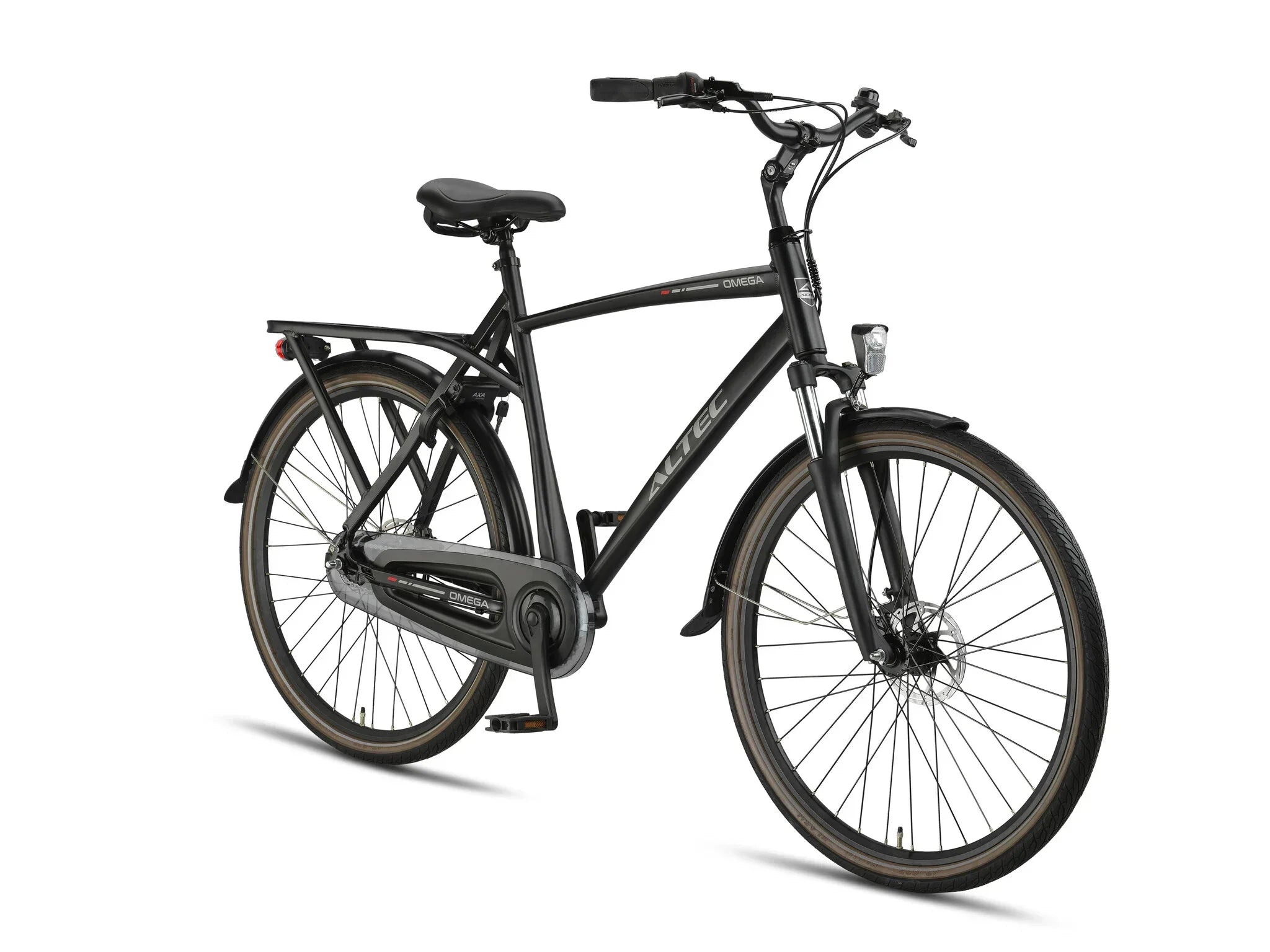 28 Zoll Altec Omega Aluminium Herren Cityrad schwarz matt 7 Gang Shimano Nexus hydr. disc
