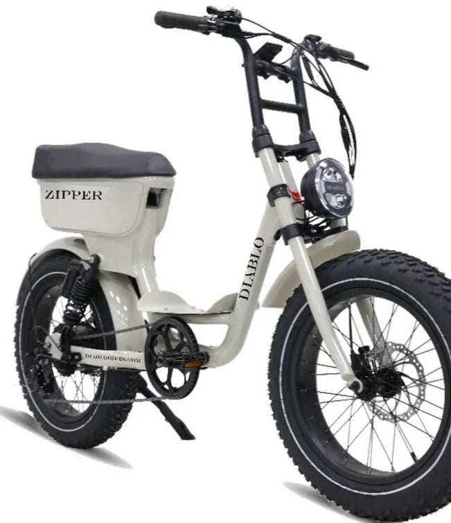 fahrrad de fatbike 720 Wh E-Fatbike Diablo Zipper grau, Aluminium Rahmen, 60 Nm, hydr. di – fahrrad-Ass.de