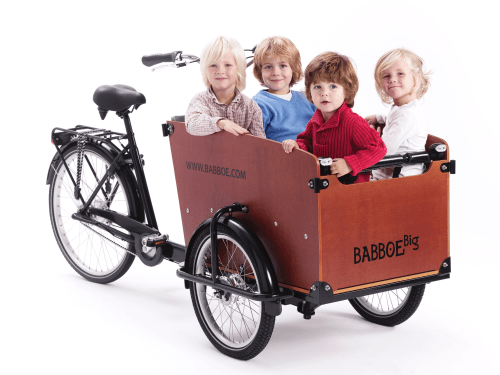 Komplett-Angebot Babboe Big 3-Rad bakfiets 7 Gang Shimano inkl. Regendach - fahrrad-Ass.de