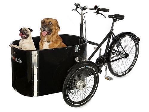 Nihola Elektro Dog Hunde-Transportrad handmade in Kopenhagen - Anlieferung kostenlos fahrbereit - fahrrad-Ass.de