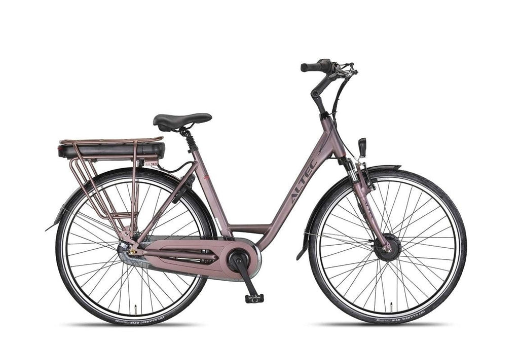 518 Wh Aluminium Pedelec (E-Bike) mit Federgabel Altec Sirius, Terra Brown, 7 Gang Shimano - fahrrad-Ass.de