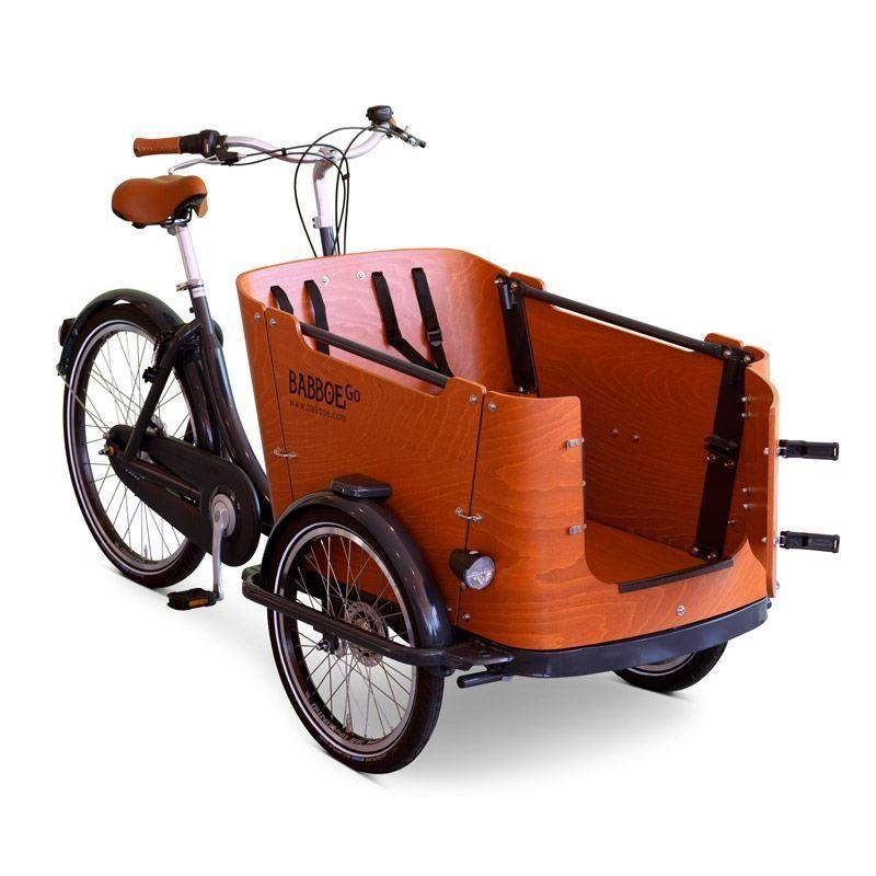 Komplett-Angebot Babboe Go 3-Rad bakfiets mit Tür 7 Gang Shimano inkl. Regendach - fahrrad-Ass.de
