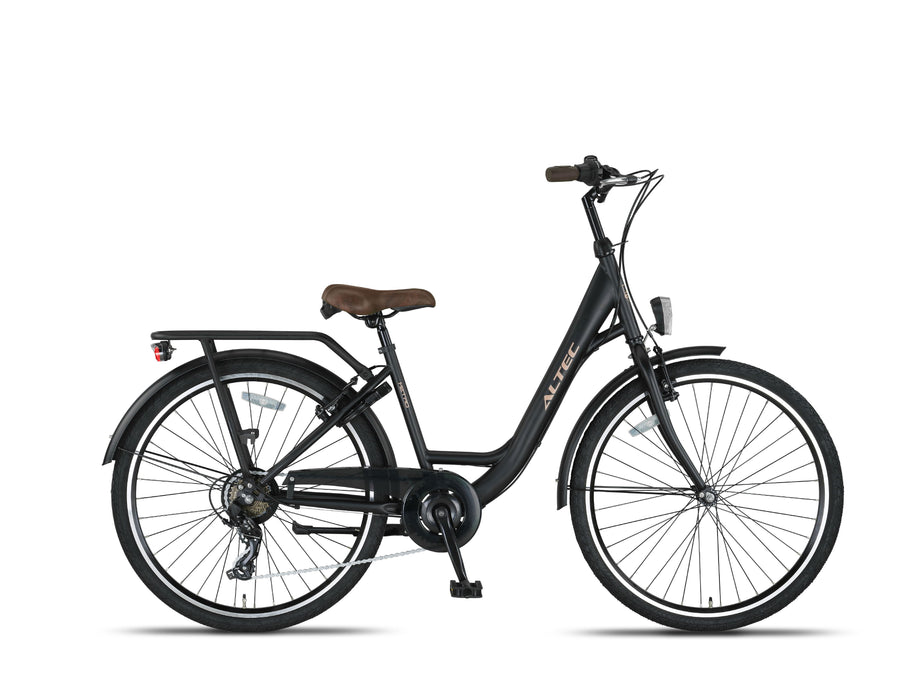 26 Zoll Altec Metro Damen Trekkingrad schwarz (matt) –