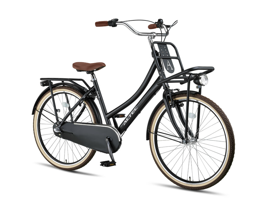 26 Zoll Altec Dutch 3 Gang Shimano Nexus Hollandrad Schwarz matt mit F –