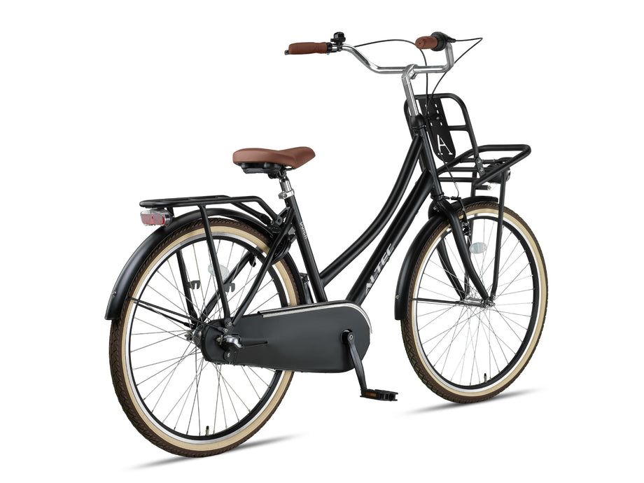 26 Zoll Altec Dutch 3 Gang Shimano Nexus Hollandrad Schwarz matt mit F –