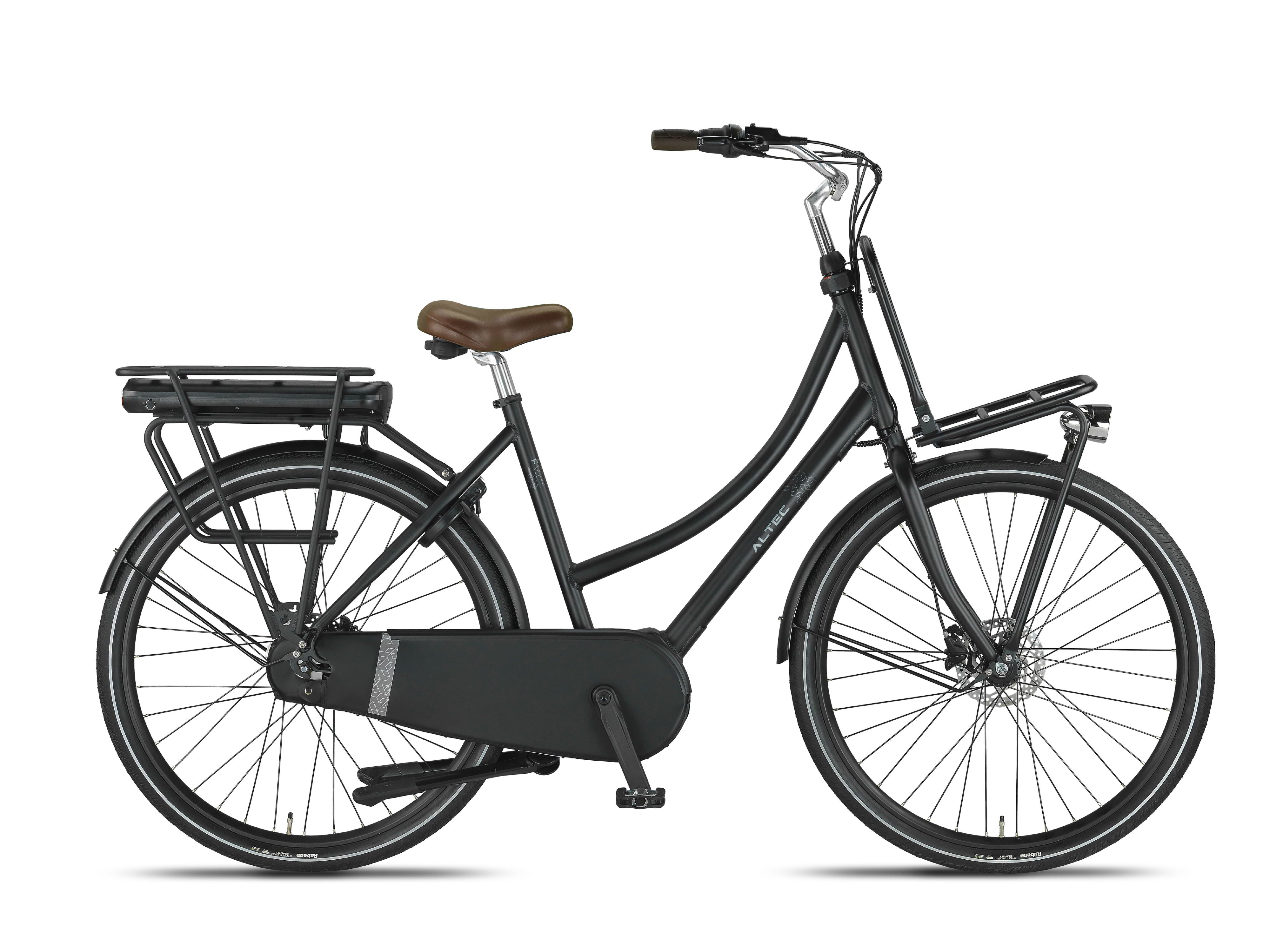 hollandrad schwarz matt 80 Nm Mittelmotor Hollandrad Altec Troja schwarz matt 7 Gang Pedelec 4 – fahrrad-Ass.de