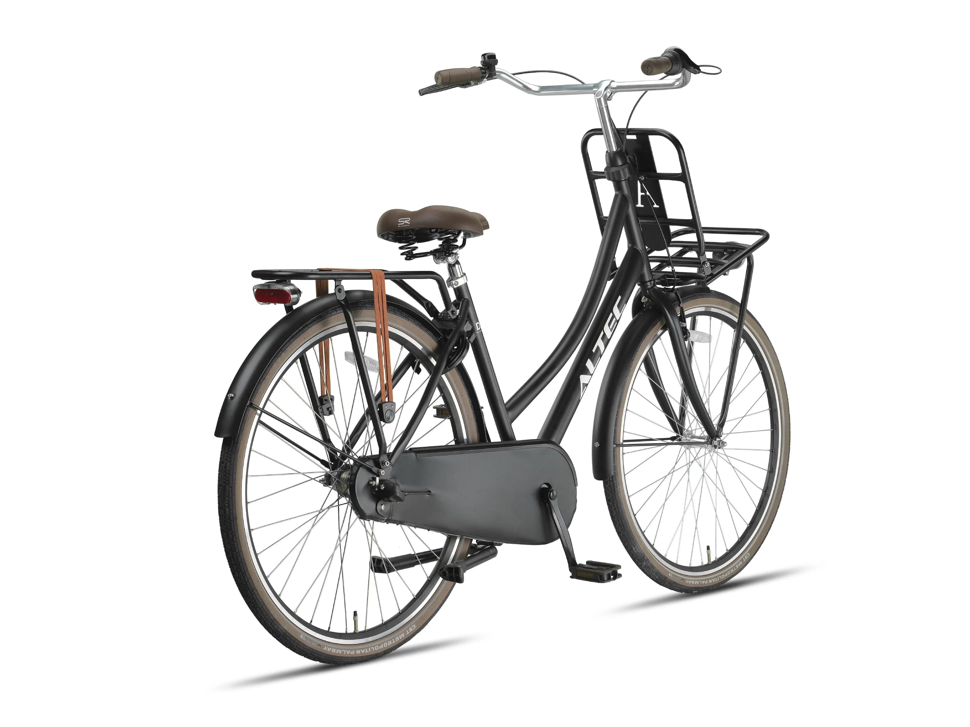 hooptec damen hollandrad 28 Zoll Altec Dutch 3 Gang Shimano Nexus Hollandrad schwarz matt mit F – fahrrad-Ass.de
