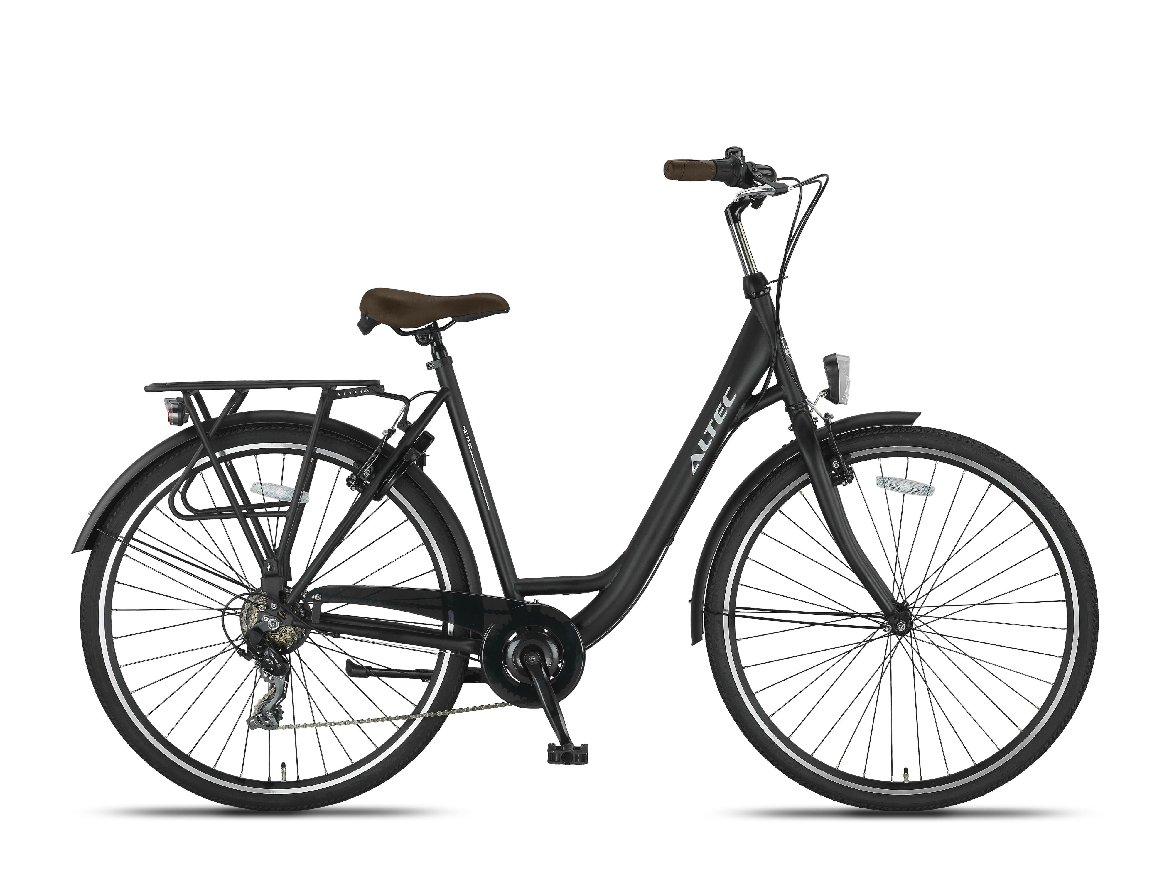 damenfahrrad schwarz 28 Zoll Altec Metro Damen Trekkingrad schwarz (matt) – fahrrad-Ass.de