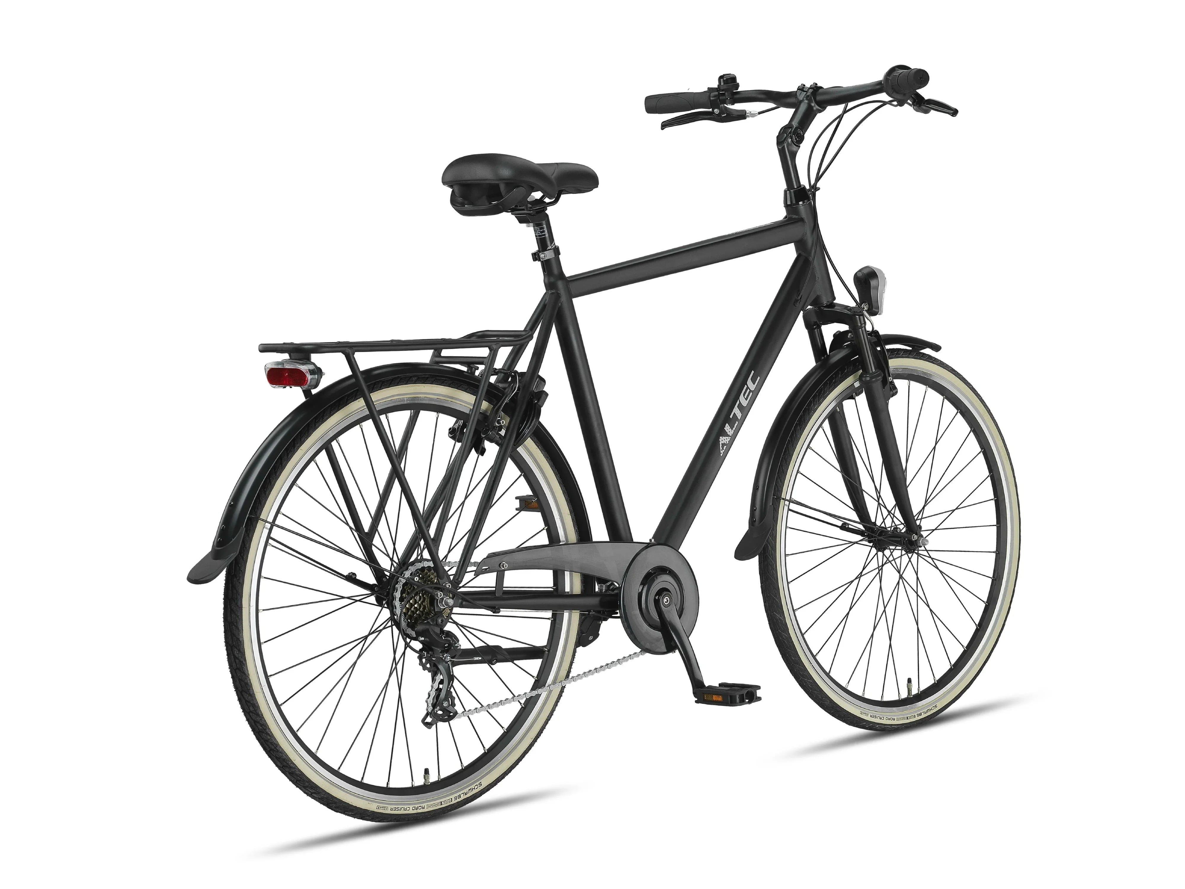 28 Zoll Altec Verona Herren Trekkingrad schwarz matt –