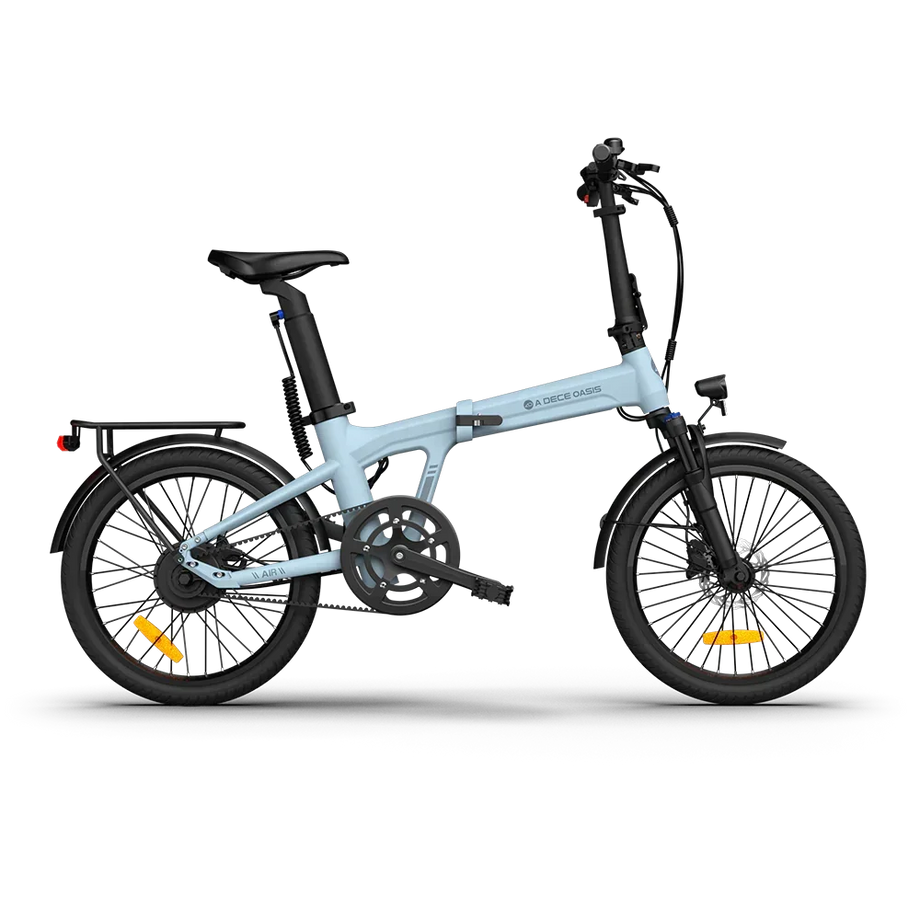 e-fatbike klapprad 20 zoll 20" Elektro Alu. Klapprad Faltrad ADO Air PRO 20 blau Riemenantrieb hy – fahrrad-Ass.de