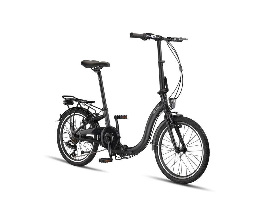2fast4you klapprad 20 zoll 20 Zoll Altec Comfort schwarz matt 6 Gang Faltrad Klapprad – fahrrad-Ass.de