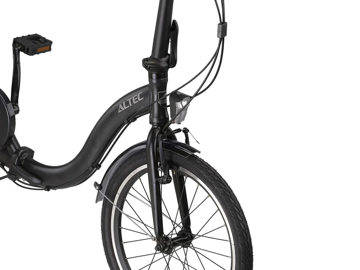 aldi klapprad 20 zoll aluminium 20 Zoll Altec Comfort schwarz matt 6 Gang Faltrad Klapprad – fahrrad-Ass.de