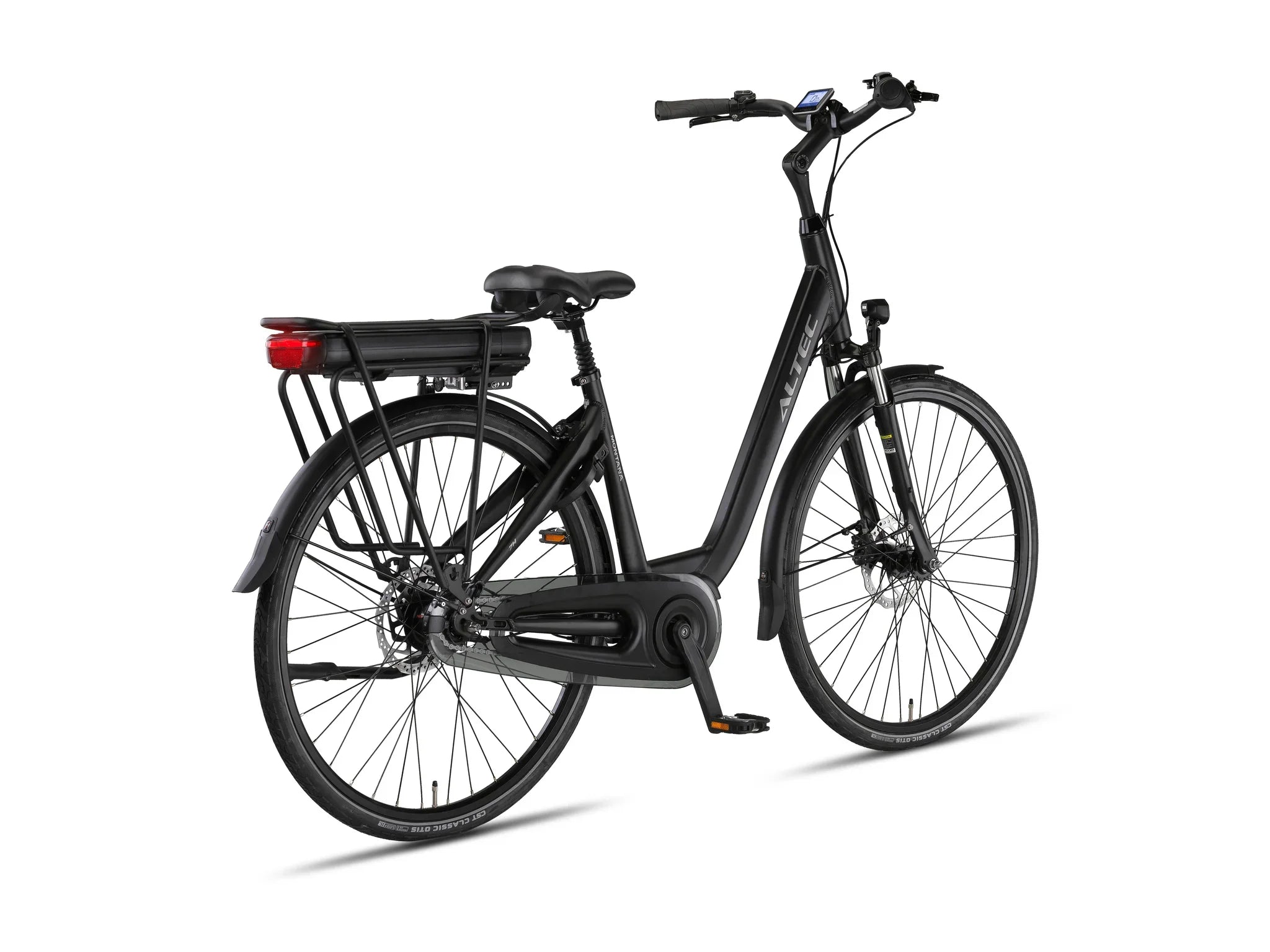 e-fahrrad mit mittelmotor 518 WH 80 Nm Mittelmotor Altec Montana schwarz (matt) 7 Gang Pedelec E – fahrrad-Ass.de