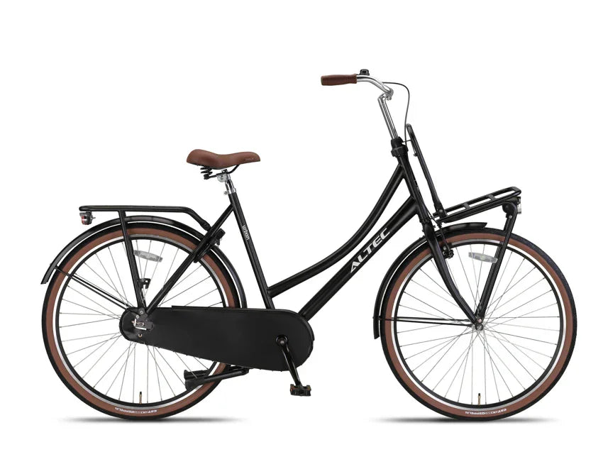 hollandrad altec 28 Zoll Altec Urban Hollandrad schwarz-matt mit Frontträger d – fahrrad-Ass.de
