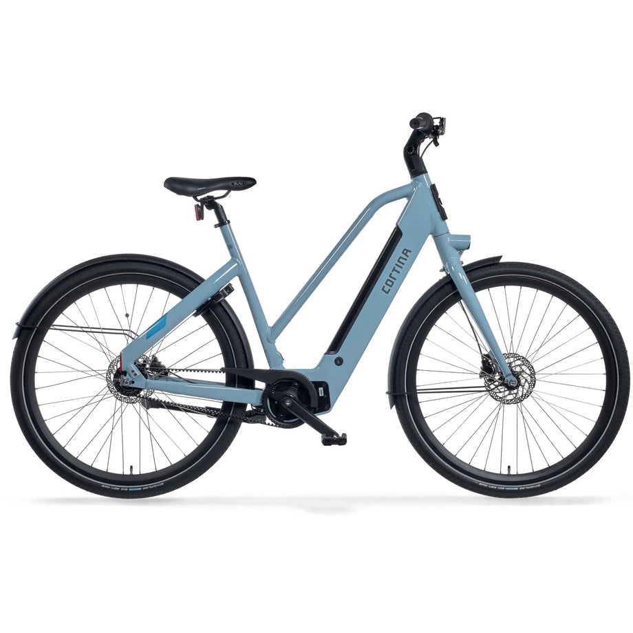 fahrrad mit riemenantrieb 2020 Cortina E-Blau 7 Gang 90Nm MITTELMOTOR Elektro Pedelec Riemenantrieb A – fahrrad-Ass.de