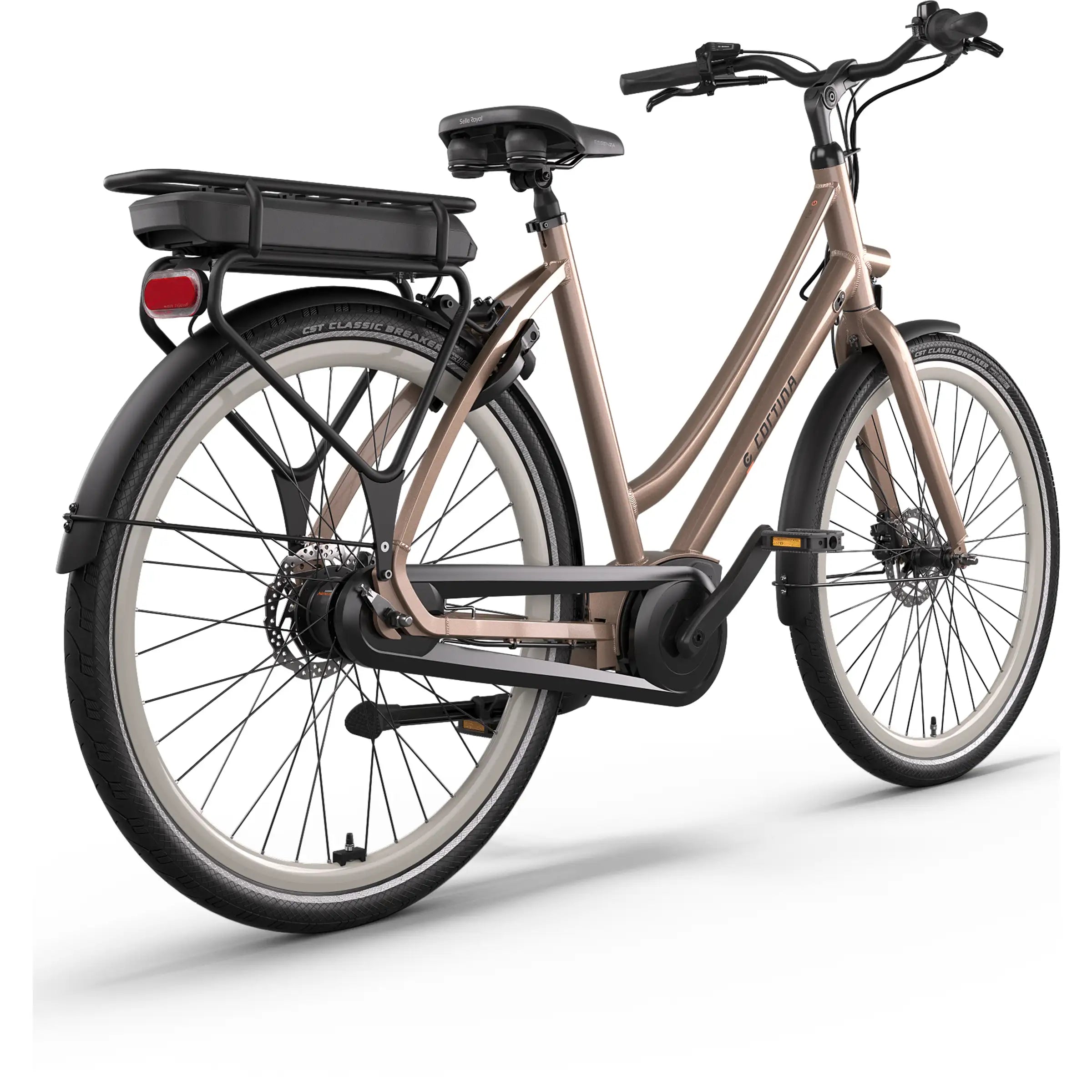 Cortina E-Tide Mittelmotor 7 Gang Elektro Pedelec Dovi Sand hydr. disc –