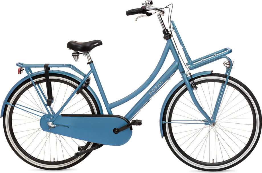 28 Zoll 3 Gang Hollandrad Daily Dutch Plus blau mit Frontträger – fahrrad -Ass.de