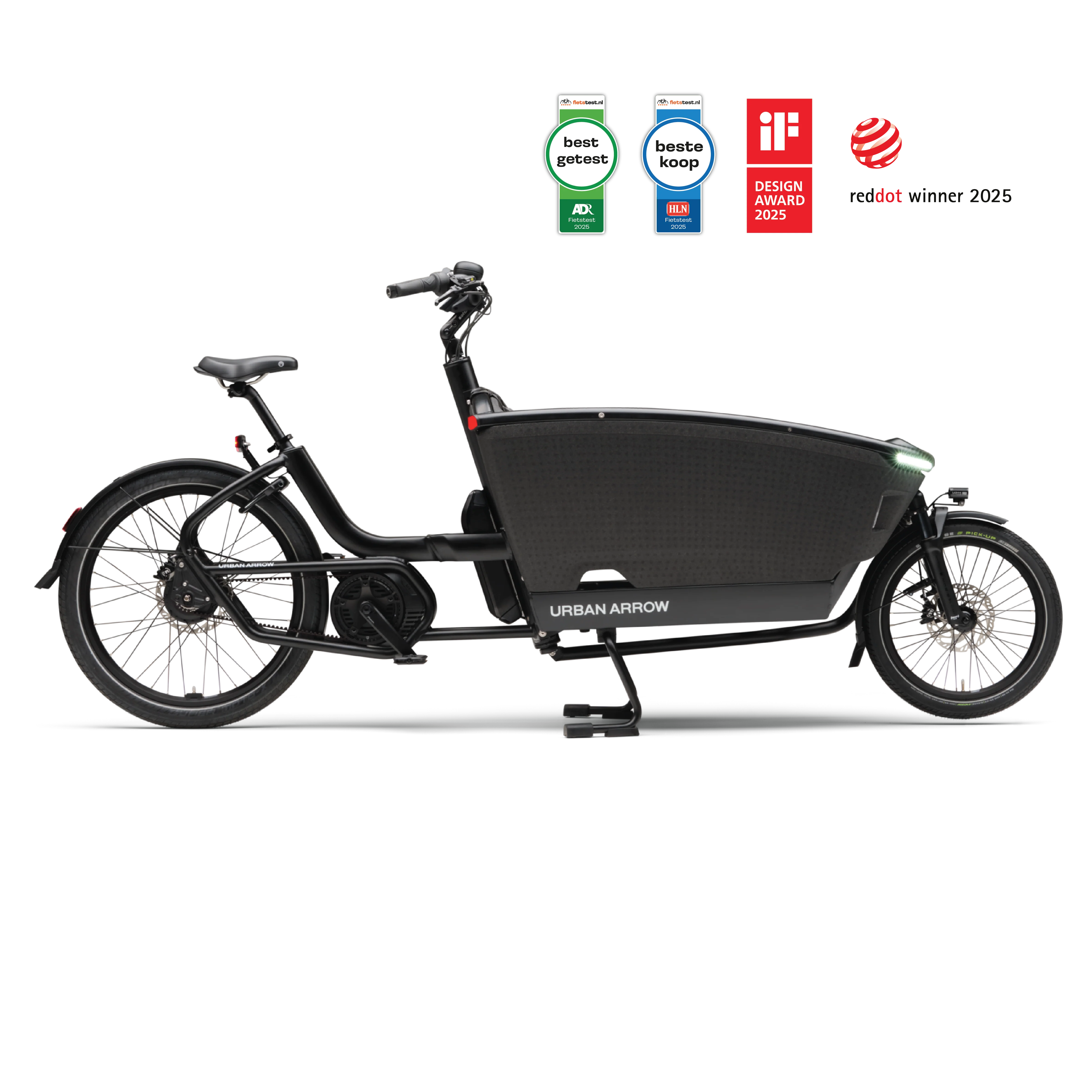 lastenfahrrad urban arrow Urban Arrow Family NEXT Pro black Bosch Cargo Line 100Nm; Gates Riemen – fahrrad-Ass.de