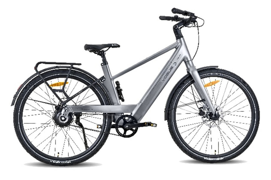 herrenfahrrad mit riemenantrieb Gates Vogue Nova Herren Matt-Brown 540WH 50Nm Motor E-Bi – Size:Negative5.0-OB-B Bikeroo Komfort Fahrradsattel Extra-Breit 8 tooth