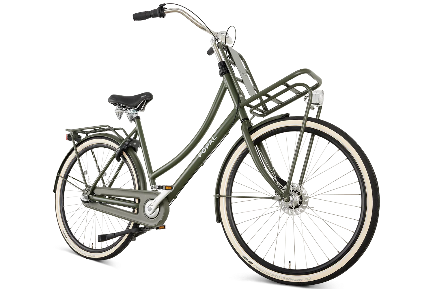 greens fahrrad 28 zoll 28 Zoll Aluminium 3 Gang Hollandrad Daily Dutch Prestige army green mit Frontträger
