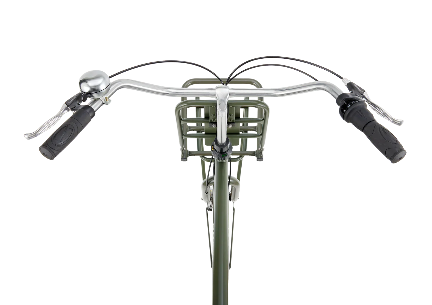 fahrradlenker hollandrad 28 Zoll Aluminium 7 Gang Herren Hollandrad Daily Dutch Prestige army green mit Frontträger