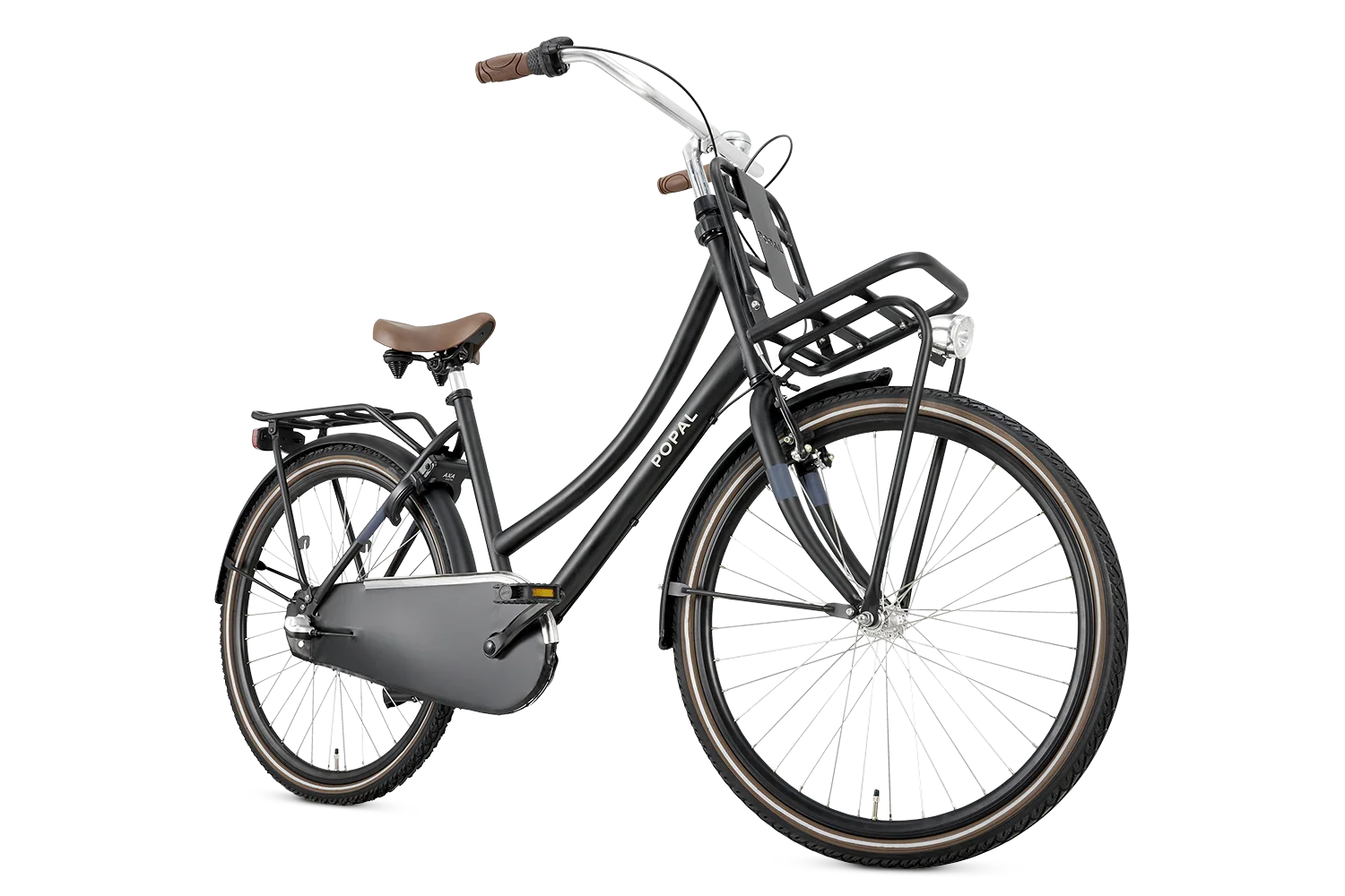 hollandrad 26 zoll popal 26 Zoll 3 Gang Hollandrad Daily Dutch Plus Matt black mit Frontträger – fahrrad-Ass.de