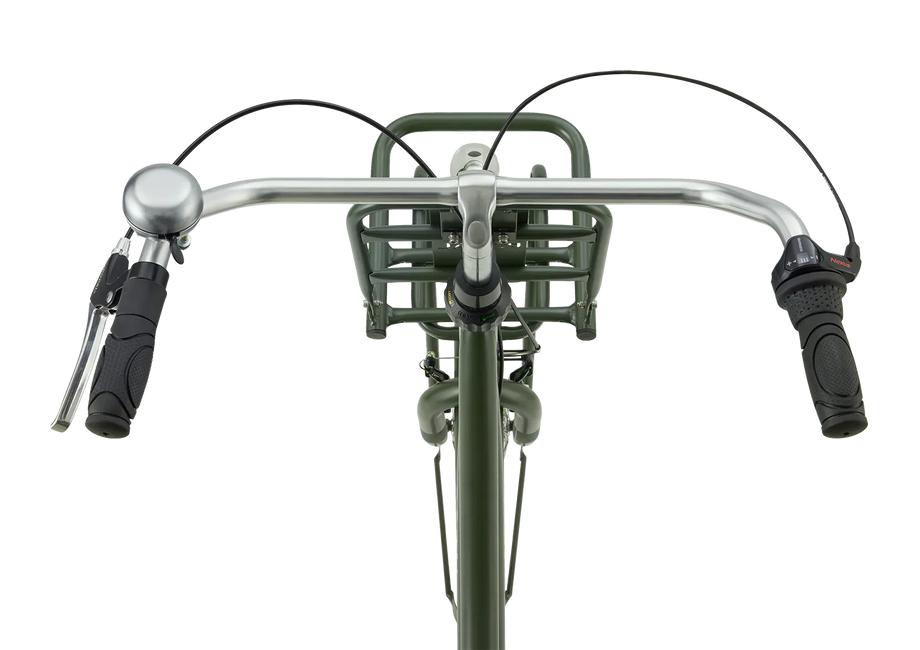 hollandrad grün 26 zoll 26 Zoll 3 Gang Hollandrad Daily Dutch Plus Army Green mit Frontträger – fahrrad-Ass.de