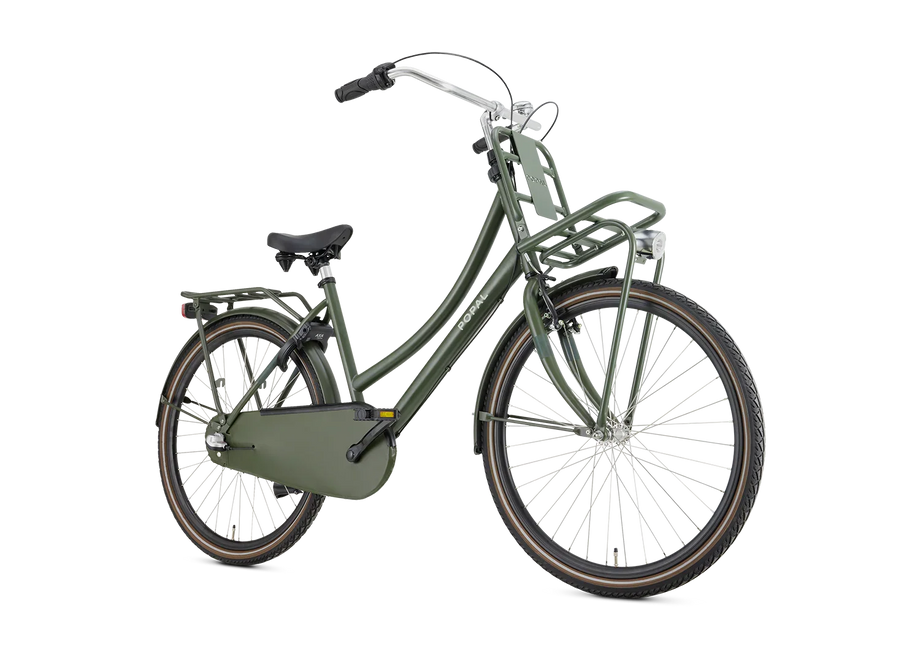 daily dutch hollandrad 26 Zoll 3 Gang Hollandrad Daily Dutch Plus Army Green mit Frontträger –  fahrrad-Ass.de