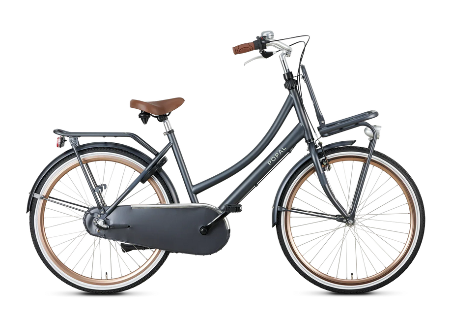 26 Zoll 3 Gang Hollandrad Daily Dutch Plus Petrol blau mit Frontträger