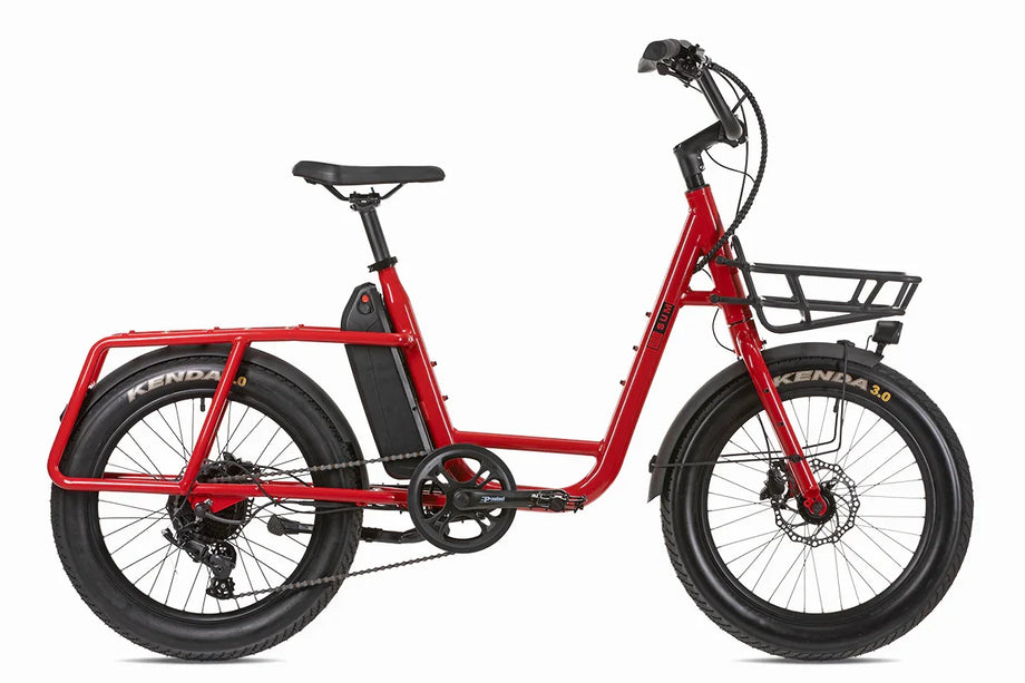 SUM E-Cargo UCO Plus rot kleines Aluminim 2-Rad E-Transport und Lasten –