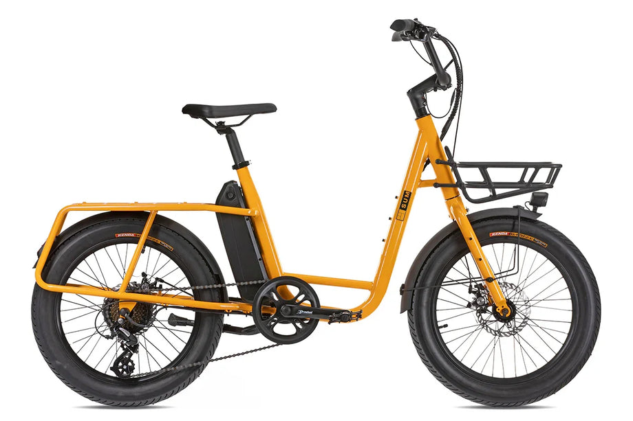 SUM E-Cargo UCO orange kleines 2-Rad E-Transport und Lastenrad 20 Zoll –