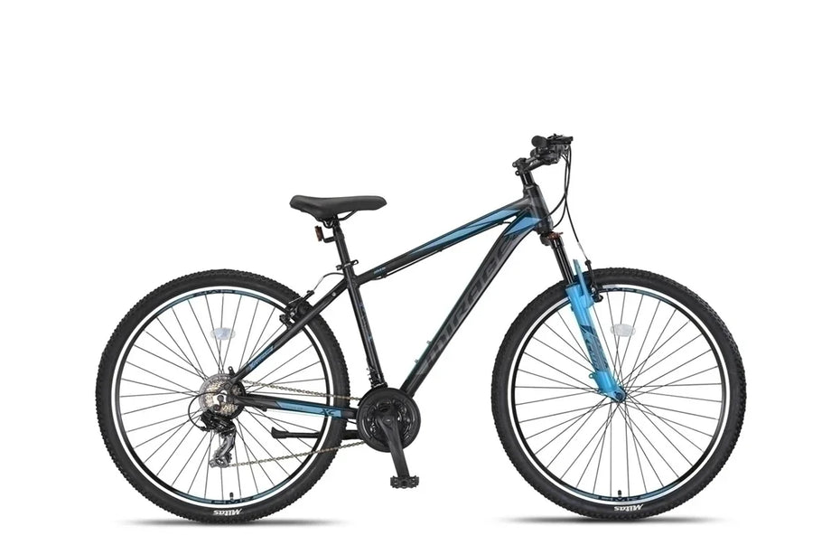 mountainbike 21 gang 27,5 Zoll Alu. Mountainbike, Mirage, 21 Gang Shimano, MTB Black-Blau – fahrrad-Ass.de